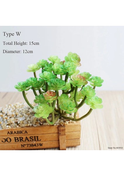 B 1 Adet 1 Adet Yapay Kaktüs Succulents Bonsai Çiçekler Dıy Ev Dekoru Sahte Bitkiler Manzara Masa Dekoratif Çöl Bitki (Yurt Dışından)