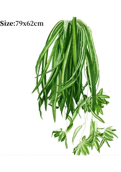 Fern LEAVE-019 Yapay Eğreltiotu Bitkileri Duvar Dekorasyonu Yaprak Aksesuarları Kaplumbağa Arka Yaprak Farsça Yeşil Bitki Duvar Aksesuarları Ev Dekorasyon (Yurt Dışından)