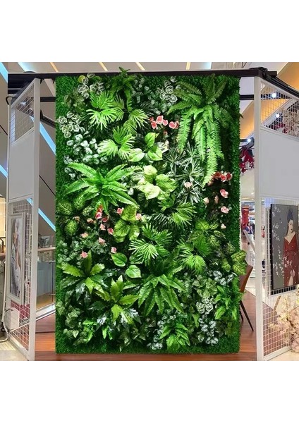Fern LEAVE-019 Yapay Eğreltiotu Bitkileri Duvar Dekorasyonu Yaprak Aksesuarları Kaplumbağa Arka Yaprak Farsça Yeşil Bitki Duvar Aksesuarları Ev Dekorasyon (Yurt Dışından) modelleri