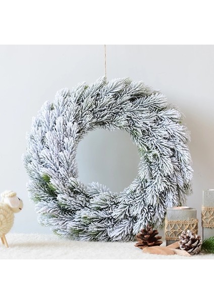 B02-20PCS 1 Paket Noel Çam Dalları Kar Yapay Bitkiler Çam Iğneleri Noel Ağacı Çelenk Ev Dekorasyonu Noel Yeni Yıl Hediyeleri (Yurt Dışından) modelleri
