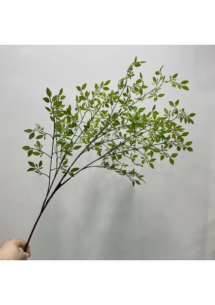 A3 Yapay Bitki Tek Nantian Bambu Şube Restoran Vazo Çiçek Aranjmanı Düğün Ev Dekorasyon (Yurt Dışından) fiyatları