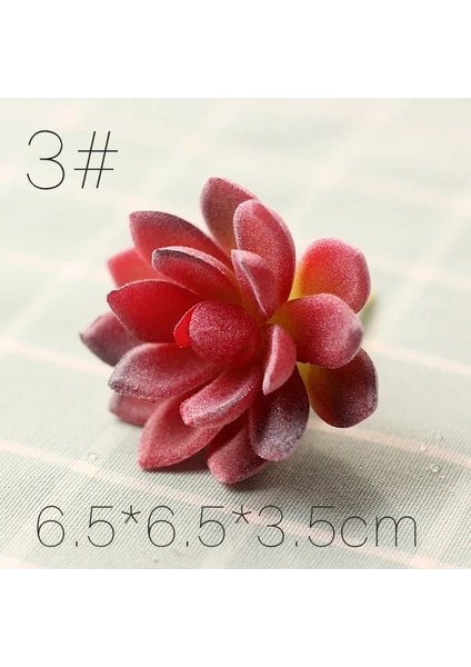 Fr Tian Shuang Lian Yeşil Yapay Succulents Bitkiler Masaüstü Mini Küçük Bonsai Ev Bahçe Yatak Odası Oturma Odası Ofis Dekorasyon Aksesuarları (Yurt Dışından)