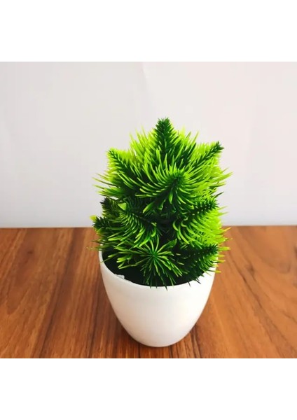 D Yapay Bitkiler Saksı Yeşil Bonsai Küçük Ağaç Çim Bitkiler Pot Süs Sahte Çiçekler Ev Bahçe Dekorasyonu Düğün Parti Için (Yurt Dışından)