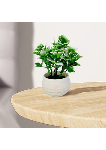 6 10X14 cm Tropikal Palmiye Yaprakları Bonsai Yapay Bitkiler Pot Kaplumbağa Yaprağı Çim Saksı Sahte Çiçekler Düğün Ev Bahçe Masa Dekorasyon Için (Yurt Dışından)