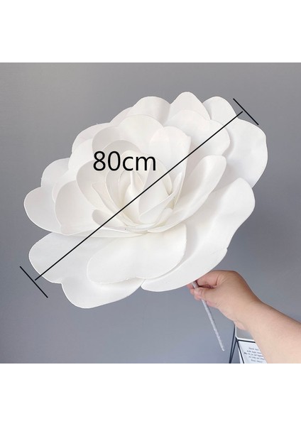 80 cm Gül Kırmızı 80 cm Dev Yapay Çiçek Gül Çiçek Kök Tabanı Köpük Çiçekler Düğün Arka Plan Duvar Sahne Otel Alışveriş Merkezi Dekorasyonu (Yurt Dışından) fırsatları