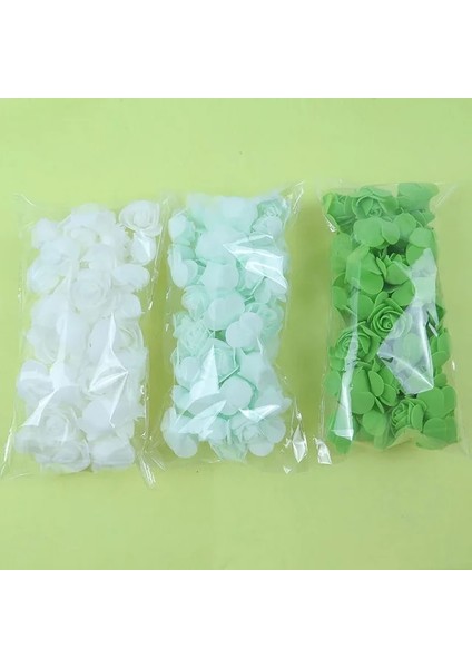 Whiteltapplegreen 300 Adet 100/1000 Adet 3.0 Mini Gül Yapay 3.5 cm Köpük Güller Pe Çiçek Kafa Dıy Oyuncak Ayı Tavşan Paskalya Doğum Günü Sevgililer Günü Ev Dekorasyonu (Yurt Dışından)