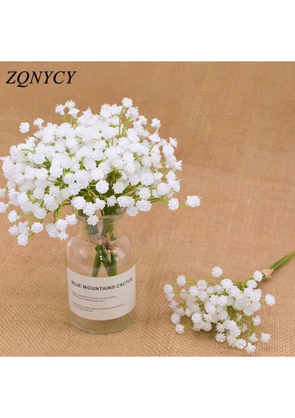 Beyaz 1 Adet 20 cm Beyaz Gypsophila Yapay Çiçekler Düğün Dıy Buket Dekorasyon Aranjmanı Plastik Bebekler Nefes Sahte Çiçek Ev Dekor (Yurt Dışından) fiyatları