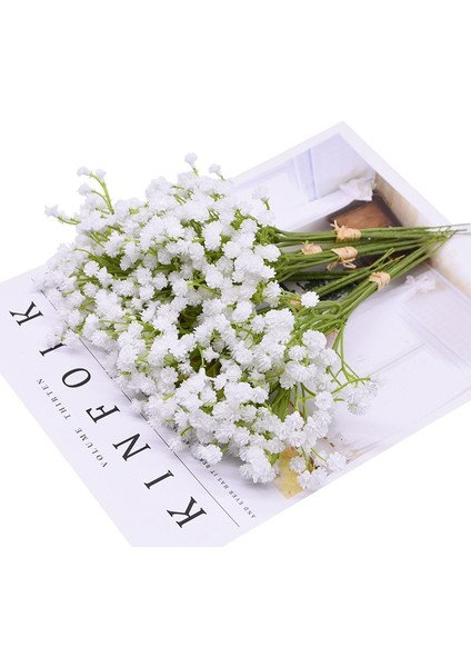 Beyaz 1 Adet 20 cm Beyaz Gypsophila Yapay Çiçekler Düğün Dıy Buket Dekorasyon Aranjmanı Plastik Bebekler Nefes Sahte Çiçek Ev Dekor (Yurt Dışından) indirimleri