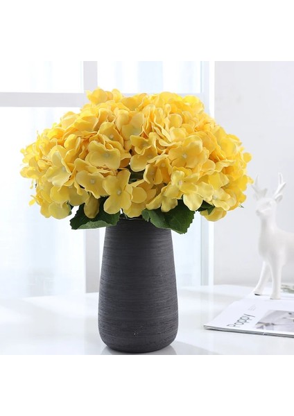 03 Simülasyon Mallorca Yapay Çiçek Büyük 5 Ortanca Ipek Kumaş Ev Oturma Odası Masa Dekorasyon Düğün Sahte Çiçek Mavi (Yurt Dışından) fırsatları