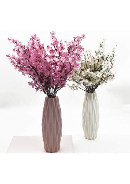 Mor Pembe Ipek Gypsophila Yapay Çiçekler Küçük Demetler 5 Çatal 30 cm Oturma Odası Dekorasyon Sahte Bitkiler Vazo Ev Düğün Için (Yurt Dışından) fiyatları