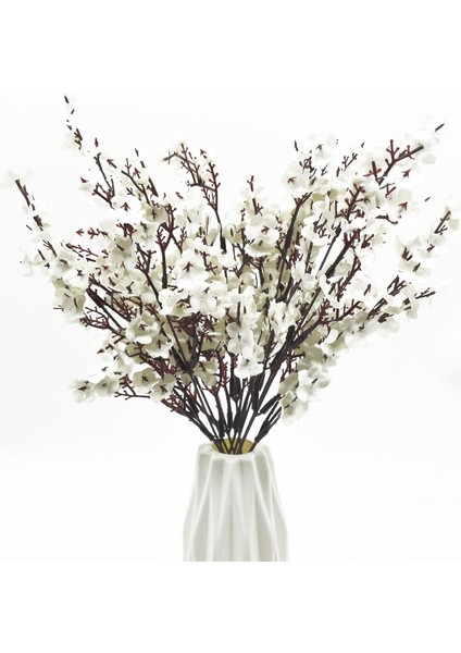 Mor Pembe Ipek Gypsophila Yapay Çiçekler Küçük Demetler 5 Çatal 30 cm Oturma Odası Dekorasyon Sahte Bitkiler Vazo Ev Düğün Için (Yurt Dışından) fırsatları