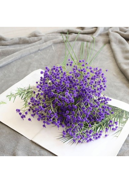Gül Kırmızı 1 Demet Yapay Sahte Ipek Gypsophila Çiçekler Düğün Ev Dekorasyon Silikon Gerçek Dokunmatik Dekoratif Bahçe Dekor (Yurt Dışından) modelleri