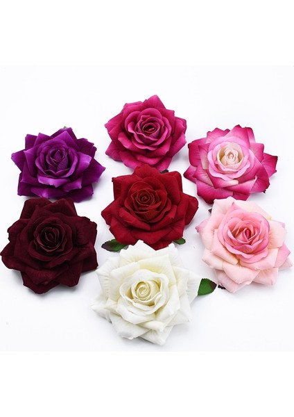 Stil 2 50 Adet 50 Adet 10 cm Büyük Güller Yapay Çiçek Ev Dekorasyon Noel Çelenkler Düğün Gelin Aksesuarları Gümrükleme Şapkalar Broş (Yurt Dışından) fiyatları