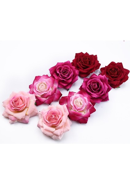 Stil 2 50 Adet 50 Adet 10 cm Büyük Güller Yapay Çiçek Ev Dekorasyon Noel Çelenkler Düğün Gelin Aksesuarları Gümrükleme Şapkalar Broş (Yurt Dışından) fırsatları