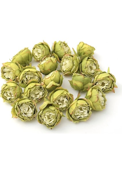 Yeşil 10 Adet 5 cm Yağlıboya Vintage Gül Yapay Ipek Çiçek Başları Düğün Dekorasyon Dıy Çelenk Scrapbooking Craft Sahte Çiçekler (Yurt Dışından) indirimleri