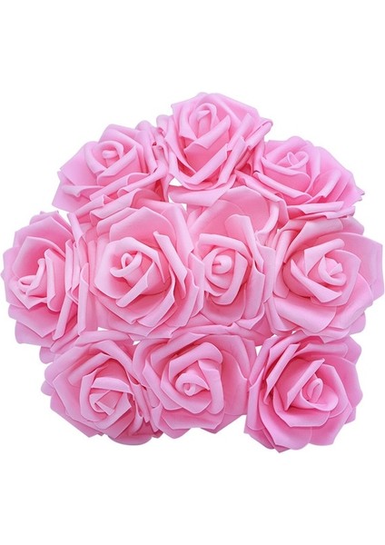Pembe 20 Parça 10/20/30 Kafaları 8 cm Yeni Yapay Pe Köpük Gül Çiçek Gelin Buketi Ev Çiçek Düğün Süslemeleri Scrapbooking Dıy Çiçek (Yurt Dışından)