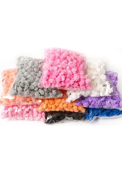 Sarı 300 Adet 3.5 cm Gül Yapay Çiçekler Pe Köpük Sahte Çiçekler Ev Dekor Düğün Dekorasyon Malzemeleri Dıy Gelin Hediyeler Karalama Defteri Aksesuarları (Yurt Dışından) indirimleri