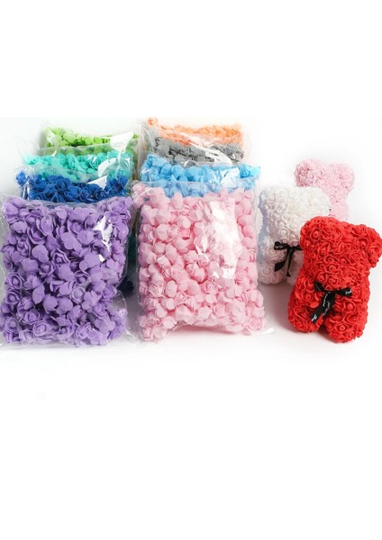 Açık Pembe 200 Adet 3.5 cm Gül Yapay Çiçekler Pe Köpük Sahte Çiçekler Ev Dekor Düğün Dekorasyon Malzemeleri Dıy Gelin Hediyeler Karalama Defteri Aksesuarları (Yurt Dışından) modelleri