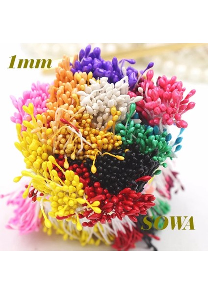 Turuncu 900 Adet/grup Rastgele Karışık Çift Kafaları Dıy Yapay Mini Inci Çiçek Ercik Pistil 1mm Çiçek Ercik Düğün Dekorasyon Dıy Için (Yurt Dışından) modelleri