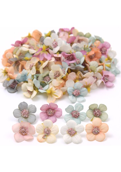 Mix 50 Adet Çok Renkli Papatya Çiçek Kafa Mini Ipek Yapay Çiçek Düğün Nişan Parti Ev Dekor Için Dıy Çelenk Headdress (Yurt Dışından) fırsatları