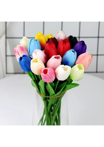 Turuncu 1 Parça Yapay Çiçekler Bahçe Laleler Gerçek Dokunmatik Çiçekler Lale Buketi Dekor Mariage Ev Düğün Dekorasyon Için Sahte Çiçekler (Yurt Dışından) fiyatları