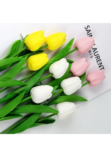 Turuncu 1 Parça Yapay Çiçekler Bahçe Laleler Gerçek Dokunmatik Çiçekler Lale Buketi Dekor Mariage Ev Düğün Dekorasyon Için Sahte Çiçekler (Yurt Dışından) modelleri