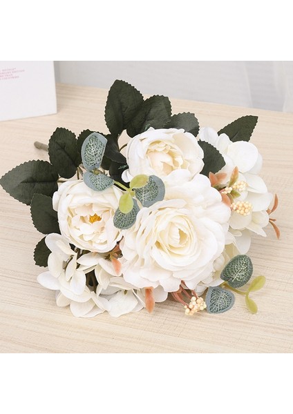 Beyaz Avrupa Ipek Şakayık Yapay Çiçek Dekorasyon Buket Düğün Gelin Holding Çiçekler Ev Düzenleme Sahte Çiçekler (Yurt Dışından) modelleri