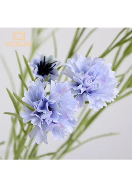 Açık Mavi Iskandinav Mavi Uzun Dal Yıldızlı Peygamber Çiçeği Ipek Yapay Çiçekler Ev Düğün Parti Dekorasyon Flore Fleurs Artificielles (Yurt Dışından) fırsatları