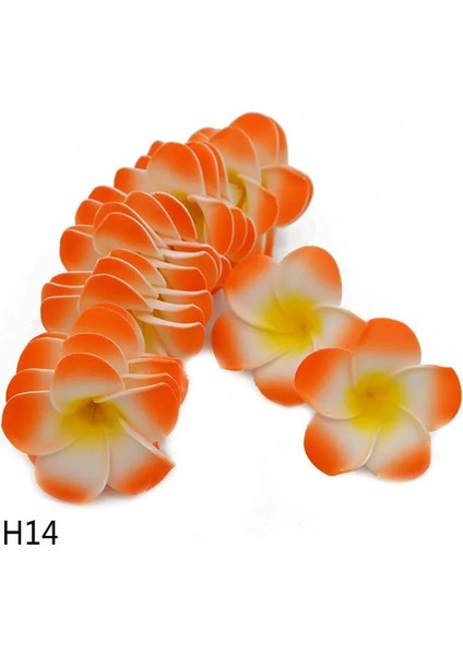 H-1-H14 5 cm 30 Adet 5/6/7/8/9 cm Pe Köpük Plumeria Çiçekler Dıy Yapay Çelenk Headdress Frangipani Yumurta Çiçek Kafaları Hawaii Düğün Dekor (Yurt Dışından)