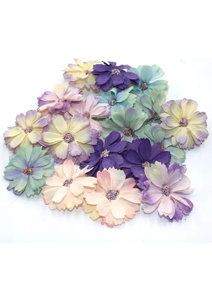 19 Sıcak 50 Adet 4.5 cm Papatya Çiçeği Kafa Mini Ipek Yapay Çiçek Dekorasyonu Ev Düğün Dekorasyon Dıy Çelenk Headdress Fa (Yurt Dışından) indirimleri