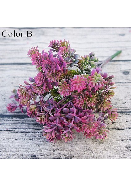 Renk C Plastik Etli Bitkiler Yapay Sonbahar Yaprakları Flores Dıy Suculentas Artificiais Düğün Dekorasyon Bitki Sahte Çiçekler Çelenk (Yurt Dışından) indirimleri