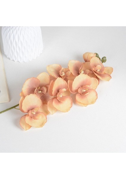 Qiu Shen Ka Yapay Kelebek Orkide Çiçek Güve Orkide Sahte Çiçekler Ev Dekor Düğün Dekorasyon Aksesuarları Flores Artificiales (Yurt Dışından)