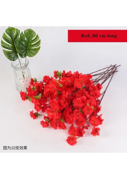 25 Yapay Çiçek Kiraz Bahar Erik Çiçeği Şeftali Dalı 30CM-60CM Ipek Çiçek Ağacı Çiçek Tomurcuğu Düğün Dekorasyon Için (Yurt Dışından) fiyatları