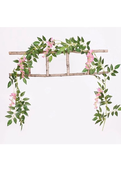 Pembe Wisteria 180 cm Sahte Sarmaşık Wisteria Kiraz Çiçekleri Yapay Bitki Vine Garland Bahçe Süslemeleri Için Düğün Ev Arch Çiçek Dekor (Yurt Dışından) indirimleri
