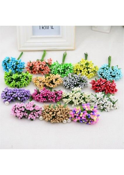 Sarı 36 Adet 12/36/72/144 Adet Mini Ercik Çiçek Yapay Çiçekler Zanaat Sahte Çiçekler Düğün Buket Parti Scrapbooking Dekor Dıy (Yurt Dışından)