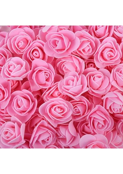 Pembe 200 Adet 50/100/200 Adet 3.5 cm Pe Köpük Gül Kafası Yapay Çiçek Düğün Doğum Günü Partisi Ev Dekor Için Dıy Ayı Gül Sevgililer Günü Hediyeleri (Yurt Dışından)