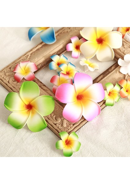 9cm Sarı Beyaz 10 Adet Köpük Yapay Çiçekler Kafaları Ev Dekor Için Sahte Çiçekler Hawaii Plaj Partisi Düğün Dekorasyon Zanaat Hediyeler Aksesuarları (Yurt Dışından) modelleri