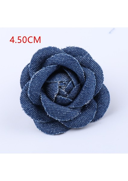 Ben 5 Adet/grup Mavi Denim Kumaş Çiçek Elbise Şapka Elbise Dekorasyon Çiçek El Yapımı Headdress Zanaat Dıy Saç Aksesuarları Malzemeleri (Yurt Dışından) indirimleri