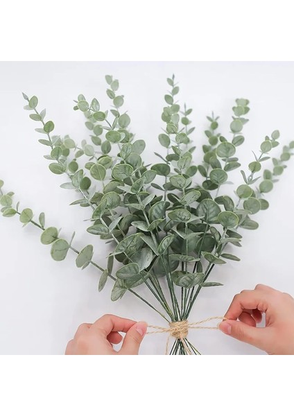 Açık Yeşil 5 Adet Dıy Yapay Okaliptüs Duvar Asılı Dekorlar Yeşillik Boho Ev Dekorasyonu Çiftlik Evi Rustik Bitkiler Düğün Süslemeleri Için (Yurt Dışından) fiyatları