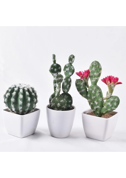 1 (Pot Yok) Yapay Plastik Kaktüs Succulents Dikenli Armut Saksı Bitki Yok Pot Çevre Dostu Simülasyon Ev Ofis Masaüstü Dekorasyon Sıcak (Yurt Dışından) modelleri