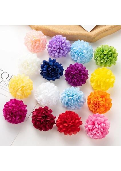 Renk 5 50PC Yapay Ortanca Çiçekler Düğün Bahçe Gül Arch Ev Partisi Dekoru Noel Diy Şeker Kutusu Sahte Ipek Karalama Defteri Bitkiler (Yurt Dışından) fiyatları