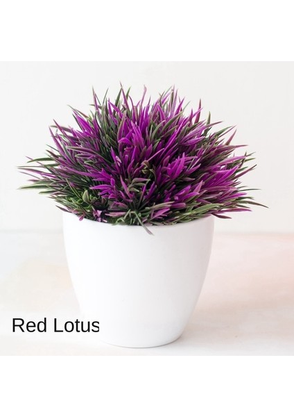 Nane Yeşili Yapay Bitkiler Bonsai Küçük Ağaç Çim Bitkiler Pot Ev Aksesuarları Dekorasyon Çiçekler Bahçe Dekorasyon Için Düğün Parti (Yurt Dışından)