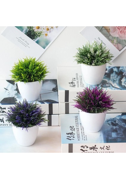 Nane Yeşili Yapay Bitkiler Bonsai Küçük Ağaç Çim Bitkiler Pot Ev Aksesuarları Dekorasyon Çiçekler Bahçe Dekorasyon Için Düğün Parti (Yurt Dışından) fiyatları