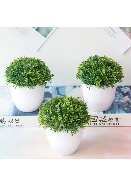 Nane Yeşili Yapay Bitkiler Bonsai Küçük Ağaç Çim Bitkiler Pot Ev Aksesuarları Dekorasyon Çiçekler Bahçe Dekorasyon Için Düğün Parti (Yurt Dışından) modelleri