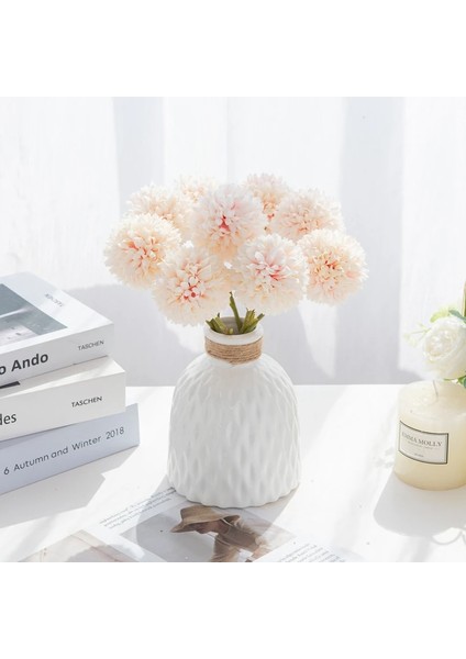 Mor 1 Parça 5 Adet Ipek Ortanca Düğün Araba Dekoratif Çiçekler Noel Süslemeleri Vazo Ev Scrapbooking Yapay Bitkiler Için (Yurt Dışından)