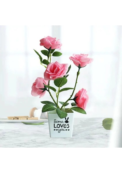 6X14 cm Yapay Gül Çiçek Bonsai Sahte Bitkiler Plastik Saksı Bitki Ev Masaüstü Simüle Dekor Oturma Odası Süs Sahte Ağaç (Yurt Dışından) fırsatları