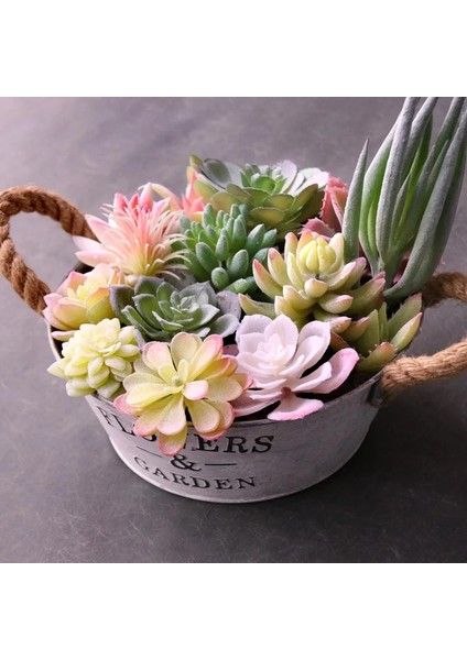 Pembe Yuanxinlian Yapay Succulents Bitkiler Beyaz Pembe Yeşil Plastik Sahte Bitkiler Peyzaj Bonsai Plantas Artificiales Ev Bahçe Dekorasyonu (Yurt Dışından) fırsatları