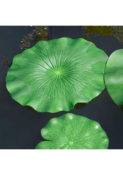 60 cm Yüzen Sahte Lotus Yaprağı Yapay Lotus Yaprağı Bahçe Gölet Su Gölet Tankı Çiçek Dekorasyonu Bitki Sahte Nilüfer Yaprağı (Yurt Dışından)