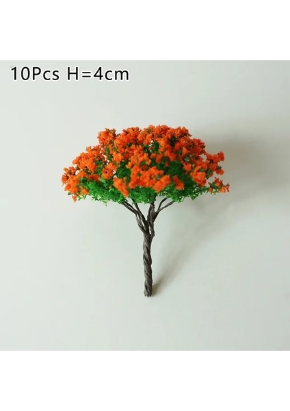 10 Adet 4 cm 10/20/30 Adet Karışık Model Yeşil Ağaçlar Plastik Model Manzara Tren Demiryolu Binası Bahçe Manzara Düzeni Minyatür Palmiye Ağacı (Yurt Dışından)