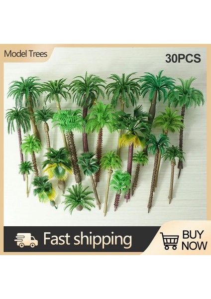 10 Adet 4 cm 10/20/30 Adet Karışık Model Yeşil Ağaçlar Plastik Model Manzara Tren Demiryolu Binası Bahçe Manzara Düzeni Minyatür Palmiye Ağacı (Yurt Dışından) fiyatları
